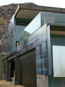 Exterior detail of Scottsdale Residence
