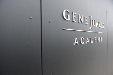 Gene Juarez Academy Signage