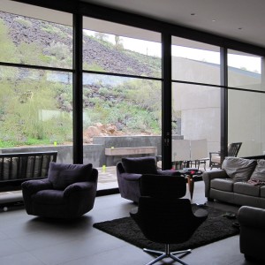 Living room at the Scottsdale Residence