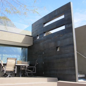 Patio at the Scottsdale Residence