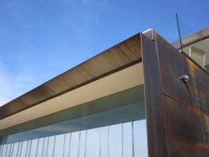 Roof detail at the Scottsdale Residence